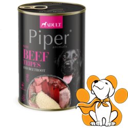 Piper Dog Beef Tripes 400g, Vlažna Hrana Za Pse Sa Goveđim Buragom Za Probavu Cene