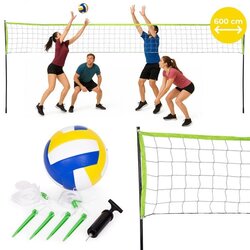 Modern Home mreža za odbojku i badminton – 600 × 240 cm, sklopiva i izdržljiva Cene