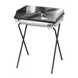 ELPLIN plinski žar ELP620 (12 kw, d 60 x š 45 v 75 cm, litoželezna plošča, zaščita pred vetrom, pribor za peko) Cene