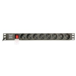 Gembird razdelilec za strežniško rack omaro EG-PDU-014 8x, 16A, 3m Cene