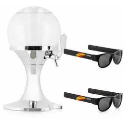 Paket rashladni dozator piva InnovaGoods i 2 sklopive sunčane naočale Sunfold Spain Black Cene