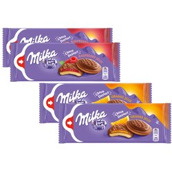 Milka čokoladni set Choco Dessert pomorandža biskvit, 147g, 2 komada i Choco Dessert malina biskvit, 147g, 2 komada Cene