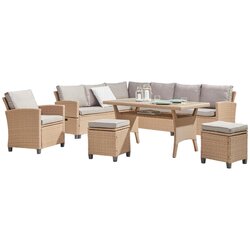 Beldano Lounge Garnitura Porto-multi, Svetlo Rjava, 6-Delni Set Cene