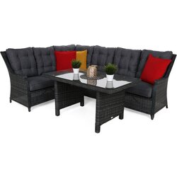  Lijeva kutna sofa Alicante siva / siva melanž Cijene