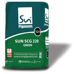 Sun pigments Oksidna boja za beton/gips - Zelena 25KG Cene