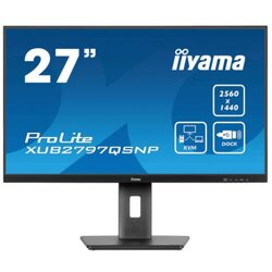 Iiyama ProLite XUB2797QSNP-B1 LCD zaslon Energetska učinkovitost 2021 E (A - G) 68.6 cm (27 palac) 2560 x 1440 piksel 16 Cene