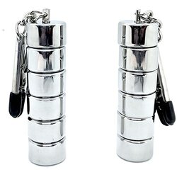 Black Label Nipple Clamps with 6 Stackable Magnetic Weights Cene
