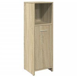Maison Chic kopalniška omarica - kopalniški kabinet sonoma hrast 30x30x95 cm iverna plošča, (21794456) Cene
