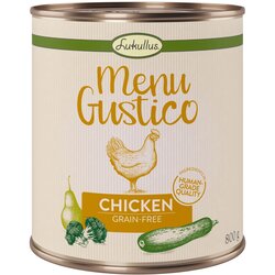 Lukullus "Menu Gustico" - piščanec z brokolijem, bučkami in hruško - 6 x 800 g Cene