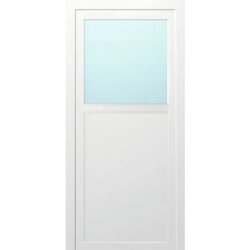 Solid elements večnamenska pvc vrata solid elements bovec KF02 (60 x 880 x 1980 mm, 60 mm, bela, leva) Cene