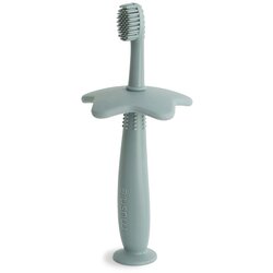 Mushie silikonska četkica za zube star cambridge blue Cijene