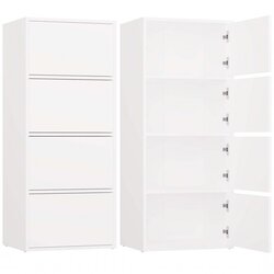 TOP E SHOP Komedo ALMA BELO Omara 4 Vrata 4 Police, (21960688) Cene