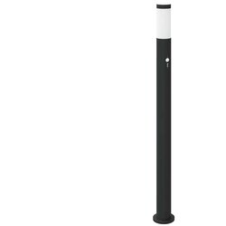 vidaXL Stebriček s senzorjem 110 cm nerjaveče jeklo IP44, (5000296977) Cene