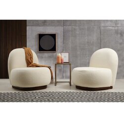 Atelier Del Sofa Bijela fotelja Tina Cene