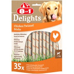 8in1 Delights Twisted Sticks piščanec za majhne pse - 70 kosov Cene