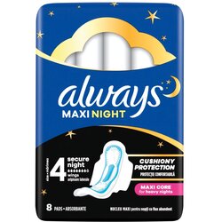 Always Maxi Night higijenski ulošci, veličina 4, 8kom Cene