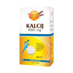 Natural Wealth Kalcij 1000mg Cene