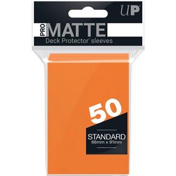 Ultra PRO Ovitek/Album: Matte 50ct Standard Deck Protector sleeves: Oranžna barva Cene