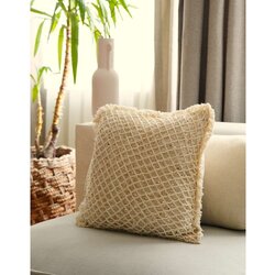 Mioli Decor Dekorativna jastučnica KET007, 43x43 cm, Bež Cene