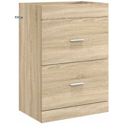 vidaXL Kopalniški kabinet pod umivalnikom Sonoma hrast, (5000245707) Cene