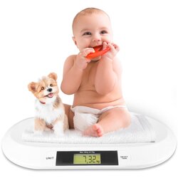 SILVERGEAR digitalna tehtnica za dojenčke in majhne živali z LED zaslonom – do 20 kg Cene
