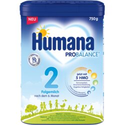 Humana Nadaljevalno mleko na osnovi kravjega mleka ProBalance 2 - 750 g Cene