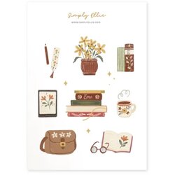 Simply Ollie Stikeri set Bookworm Cene