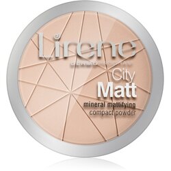 Lirene City Matt matirajoči puder odtenek 02 Natural 9 g Cene