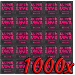 SuperLove Premium Latex Condoms Classic 1000 pack Cene