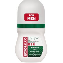 Borotalco men Absolute Extra Dry – Unique dezodorans roll on 50 ml Cene