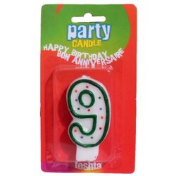 Fun party, rođendanska svećica, miks, broj 9 ( 710073 ) Cene