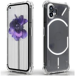 Silikonska futrola s ojačanim rubovima za Nothing Phone (2) - Prozirna KP30096 Cene