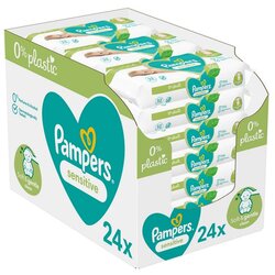 Pampers Sensitive Baby vlažni čistilni robčki za otroke za občutljivo kožo 24x52 kos Cene