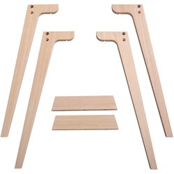 Oliver Furniture® dodatne noge za pisalno mizo (72,6 cm) oak Cene