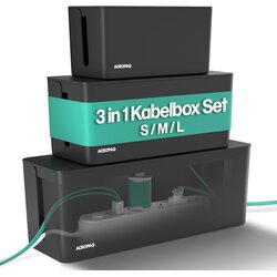 ACROPAQ 3-delni Set Organizatorev za Kable Cene