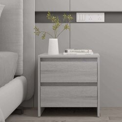 vidaXL noćni ormarić boja sivog hrasta sonome 45x34,5x44,5 cm iverica Cijene