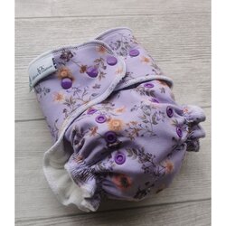 KK fabrics & creations Platnena pelena purple flowers Cene