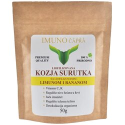 Imuno Capra liofilizovana kozja surutka sa liofilizovanim limunom i bananom 50g Cene