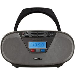 Aiwa BBTU-400BK portable stereo system Analog & digital 6 W FM Black MP3 playback Cene
