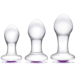 GLAS Bling Bling s 3 pc Anal Training Kit Cene