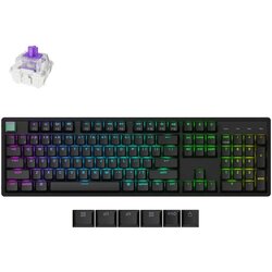 KEYCHRON K10 HE keyboard Gaming USB + RF Wireless + Bluetooth QWERTY English Black Cene