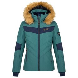 Kilpi Women's ski jacket ALISIA-W dark green Cene