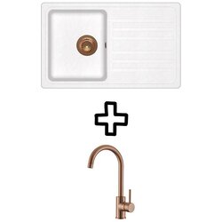 Aquasanita Set Notus SQ101AW + Vida PVD Alba/Bakar Cene