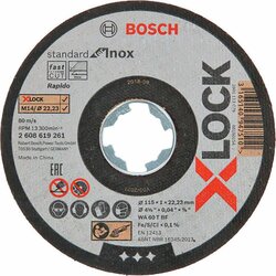 Bosch X-LOCK Standard for Inox 10x115x1x22,23 mm za ravno sečenje - 2608619266 Cene