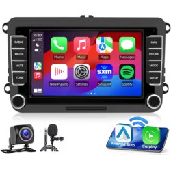 JUNSUN DAB+ za VW Golf 5 6 Passat Polo 7'' Android 13 Carplay 64G Nav GPS USB FM SWC WIFI BT avtoradio kamero, (22127981) Cene