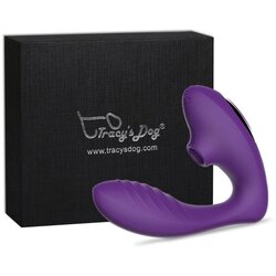 Tracy's Dog Tracy's Dog OG - Vodootporni vibrator G-točke i stimulator klitorisa (ljubičasti) Cene