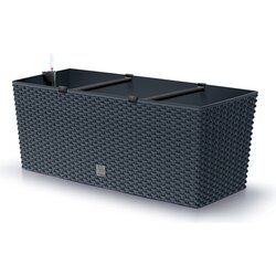 RATO Case cvetlično korito vključ. z zalivalnim sistemom, antracit - L 80 cm Cene