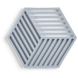 Zone sivo-plavi silikonski podmetač za lonce Hexagon Cene
