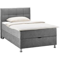 Mömax Postelja Boxspring Oviedo, Siva, 120x200 Cene