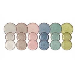  Set tanjira za ručavanje Pastel, 18 delova Cene